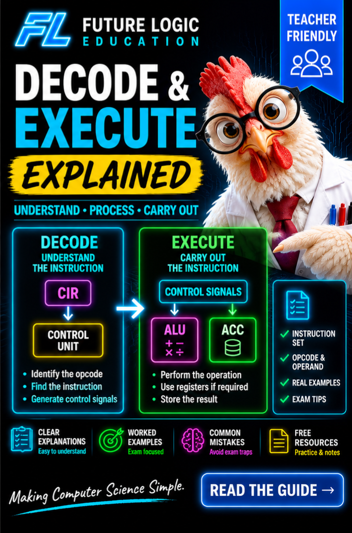 Decode and Execute Explained IGCSE Computer Science blog post thumbnail